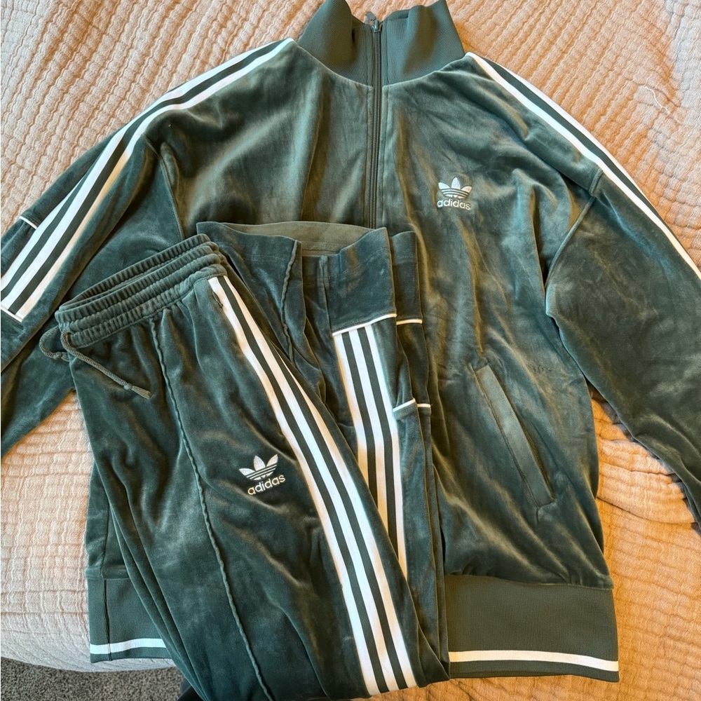 Vintage Adidas Velvet Tracksuit
